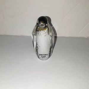 c BEAUTIFUL RARE HOKITIKA GLASS STUDIO PENGUIN N.Z. NEW ZEALAND FIGURINE
